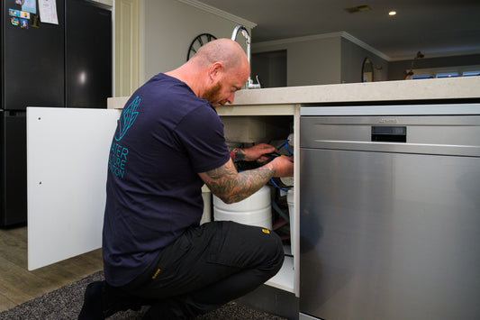 Under bench Filter Installation