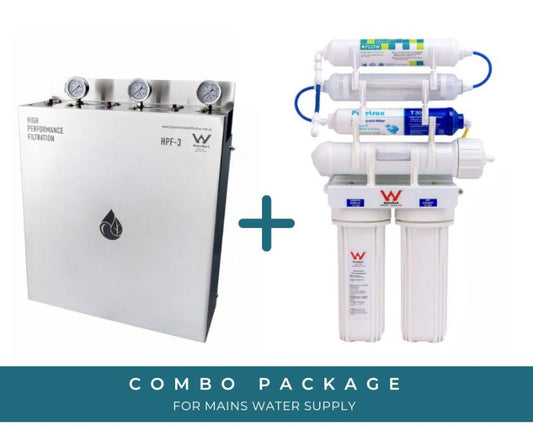 Mains Water Filtration System Combo