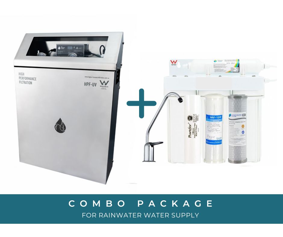 Rainwater Water Filtration System Combo